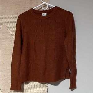 Old Navy Warm Brown Knit Sweater